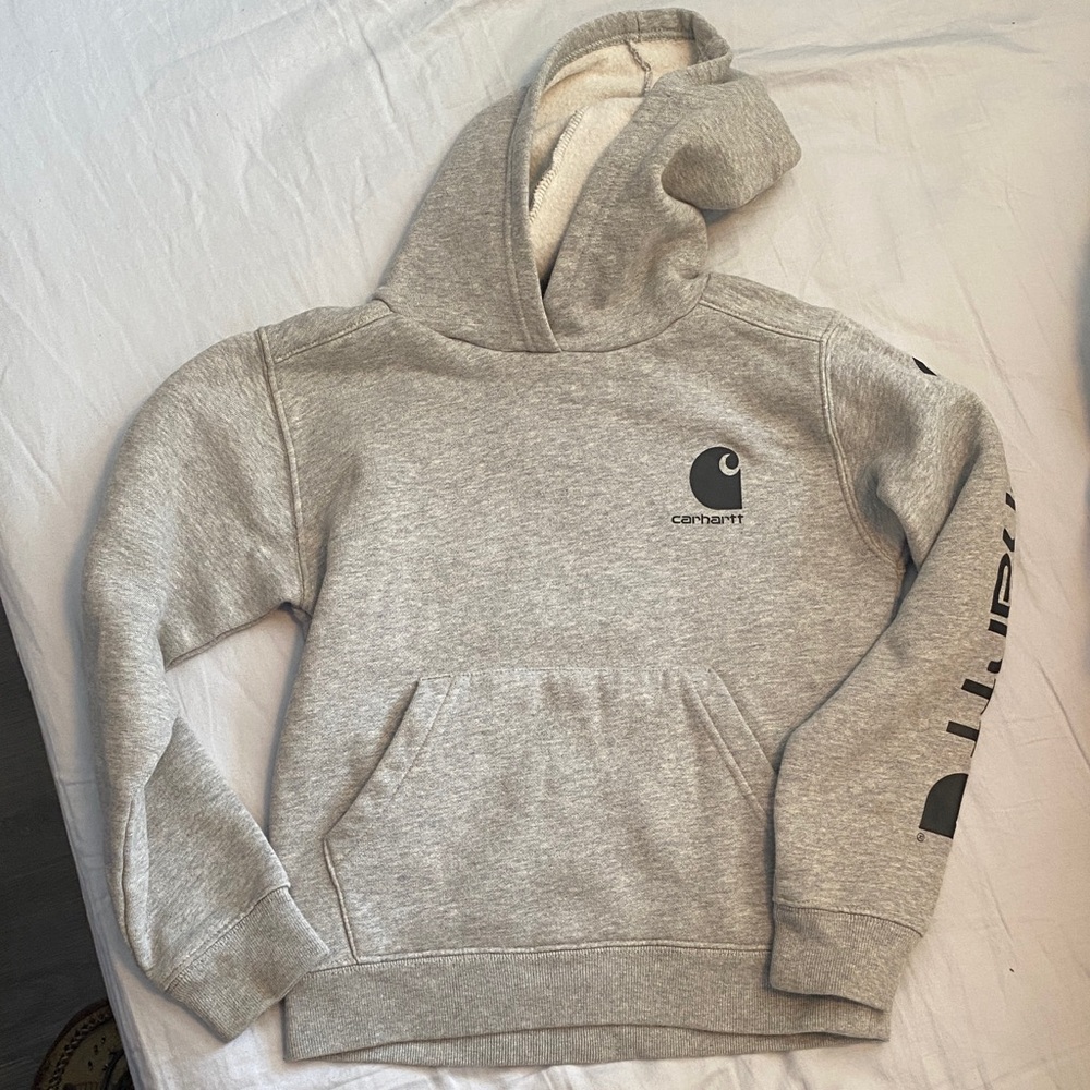 Carhartt Heather Gray Pullover Hoodie